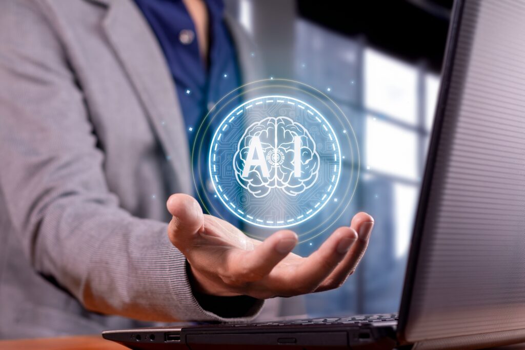 The Digital Brain of AI: Futuristic Innovation at Your Fingertips